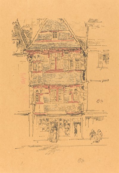 Røde Hus, Paimpol af James Abbott McNeill Whistler