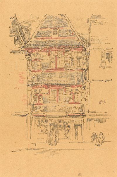 Røde Hus, Paimpol af James Abbott McNeill Whistler