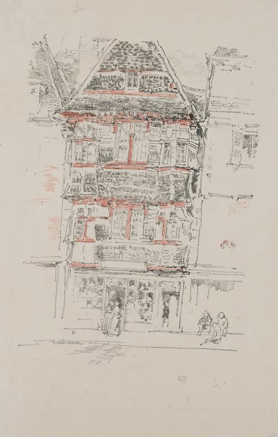 Røde Hus, Paimpol af James Abbott McNeill Whistler