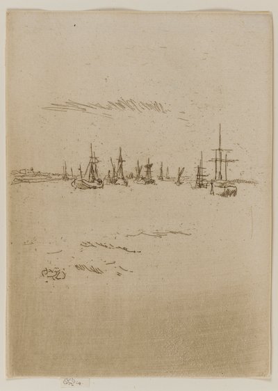 Vend tilbage til Tilbury af James Abbott McNeill Whistler