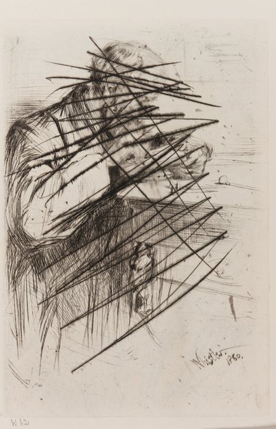 Riault (Trægravøren) af James Abbott McNeill Whistler
