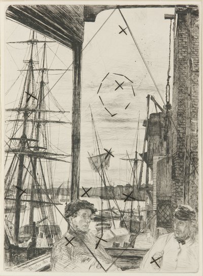 Rotherhithe af James Abbott McNeill Whistler