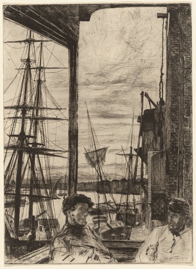 Rotherhithe af James Abbott McNeill Whistler