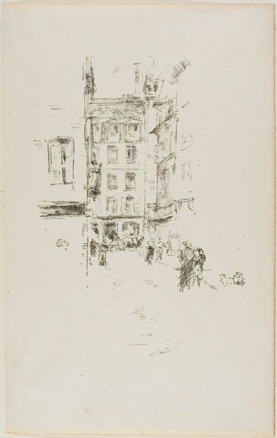 Rue Furstenburg af James Abbott McNeill Whistler