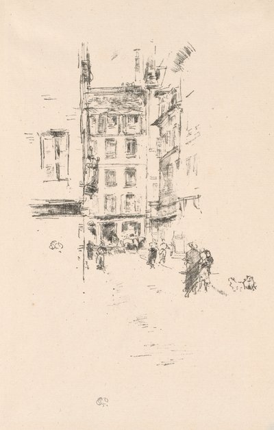 Rue Furstenburg af James Abbott McNeill Whistler