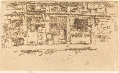 Rue de la Rochefoucauld af James Abbott McNeill Whistler