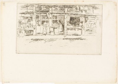 Rue de la Rochefoucauld af James Abbott McNeill Whistler