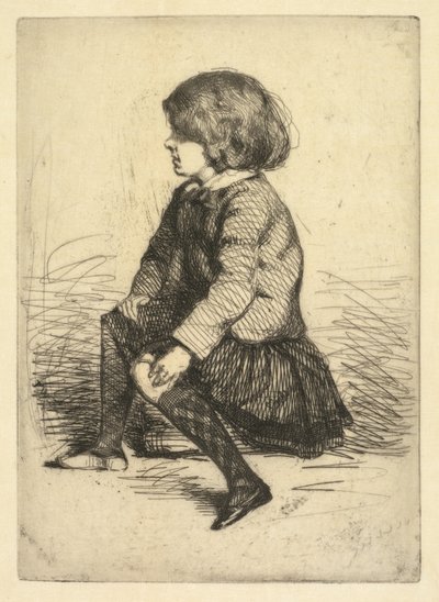 Seymour Haden Jr, siddende af James McNeill Whistler