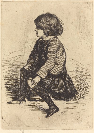 Seymour, siddende af James Abbott McNeill Whistler