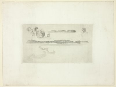 Skitser på Kystundersøgelsespladen af James Abbott McNeill Whistler