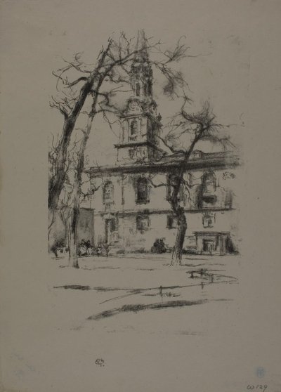 St. Giles-in-the-Fields af James Abbott McNeill Whistler