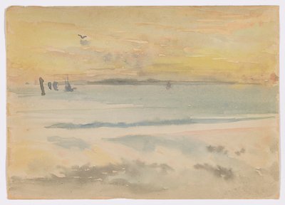 St. Ives: Solnedgang af James Abbott McNeill Whistler