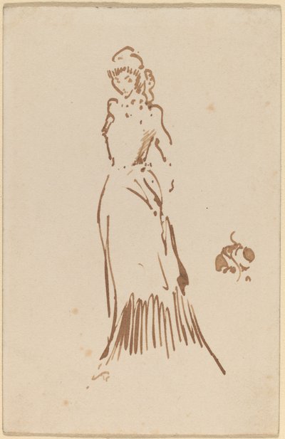 Stående kvindeskikkelse af James Abbott McNeill Whistler