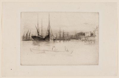 Dampbåde fra tårnet af James Abbott McNeill Whistler