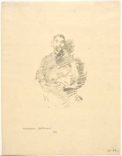 Stephane Mallarme af James Abbott McNeill Whistler