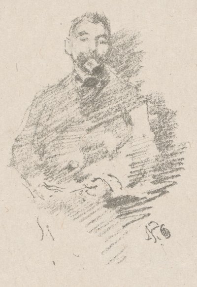 Stephane Mallarme af James Abbott McNeill Whistler