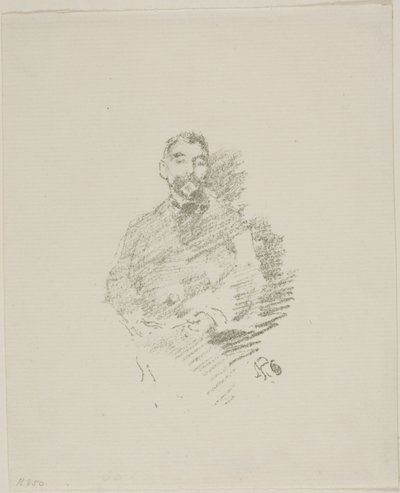 Stephane Mallarme af James Abbott McNeill Whistler