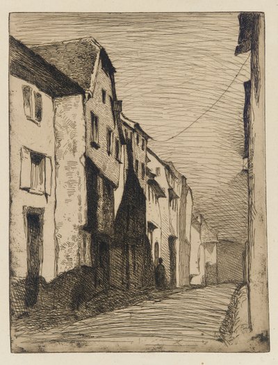 Street at Saverne af James Abbott McNeill Whistler