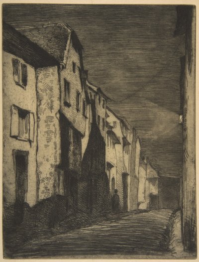 Gade i Saverne af James McNeill Whistler