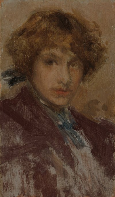 Studie af en piges hoved og skuldre af James McNeill Whistler