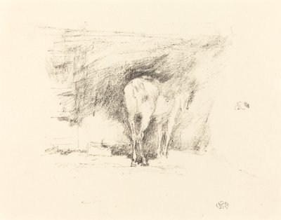 Studie af en hest af James Abbott McNeill Whistler