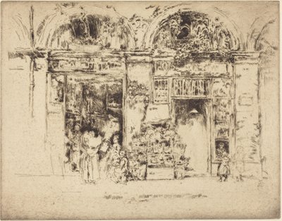 Solsikker, Rue des Beaux-Arts af James McNeill Whistler