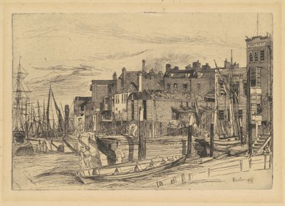 Thames Politi af James Abbott McNeill Whistler