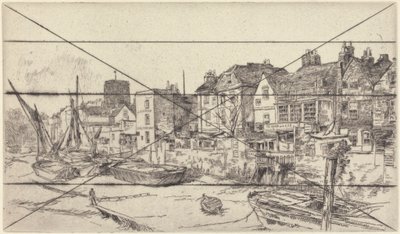 "Adam og Eva", Gamle Chelsea af James Abbott McNeill Whistler