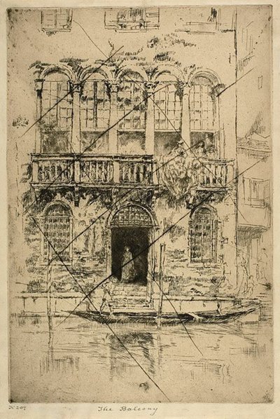 Balkonen af James Abbott McNeill Whistler