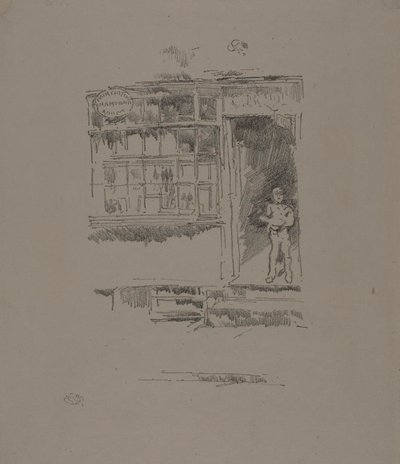 Frisørsalonen i Mews af James McNeill Whistler