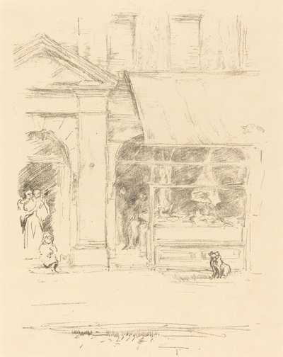 Slagterens hund af James Abbott McNeill Whistler
