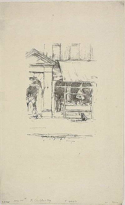 Slagterens hund af James McNeill Whistler