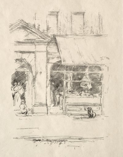 Slagterens hund af James McNeill Whistler