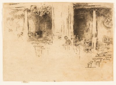 Kirken - Bruxelles (tilbedelse) af James Abbott McNeill Whistler