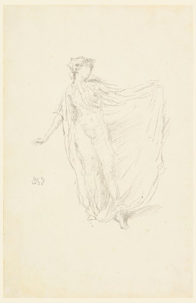 Den dansende pige, 1890 af James Abbott McNeill Whistler