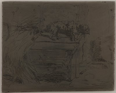 Hunden på kennelen af James Abbott McNeill Whistler