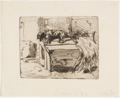 Hunden på kennelen af James Abbott McNeill Whistler