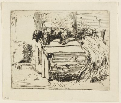 Hunden på kennelen af James Abbott McNeill Whistler