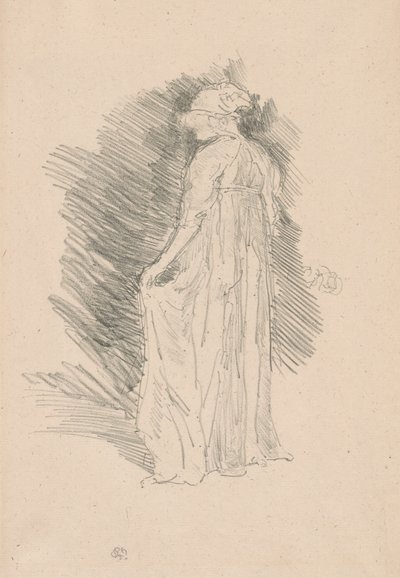 Den draperede figur, set bagfra af James Abbott McNeill Whistler