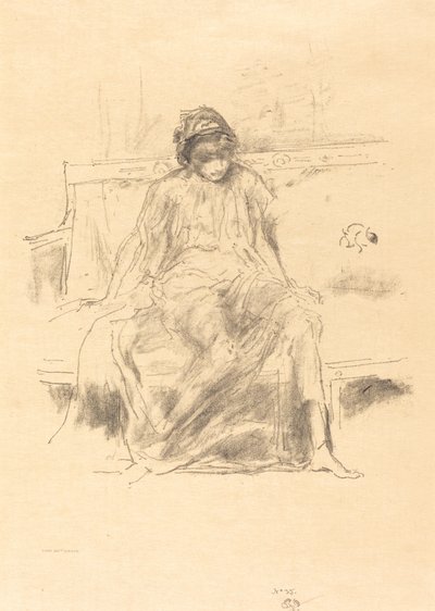 Den draperede figur, siddende af James Abbott McNeill Whistler