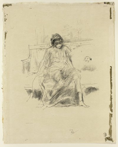 Den draperede figur, siddende af James Abbott McNeill Whistler