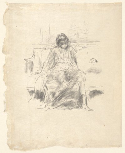 Den draperede figur siddende af James Abbott McNeill Whistler