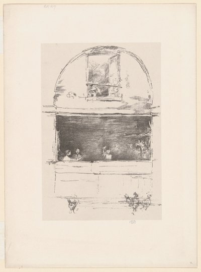 Smedjen, Passage du Dragon af James Abbott McNeill Whistler