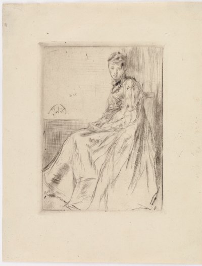 Brevet (Maud, siddende) af James Abbott McNeill Whistler