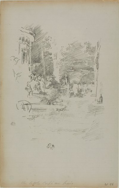Den Lille Café au Bois af James McNeill Whistler