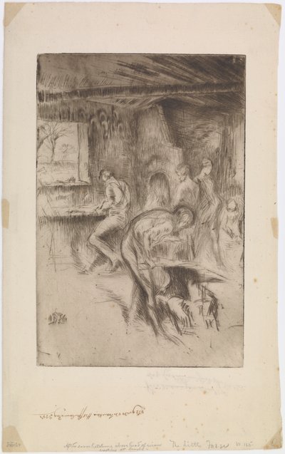 Den Lille Smedje, Liverpool af James Abbott McNeill Whistler