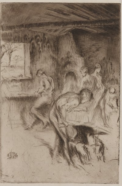 Den Lille Smedje, Liverpool af James Abbott McNeill Whistler