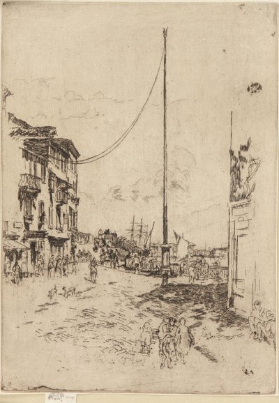 Den lille mast af James Abbott McNeill Whistler