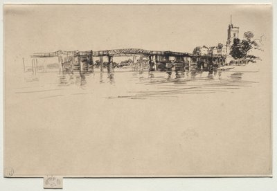 The Little Putney, nr. 1 af James McNeill Whistler