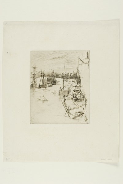 Den lille Rotherhithe af James Abbott McNeill Whistler